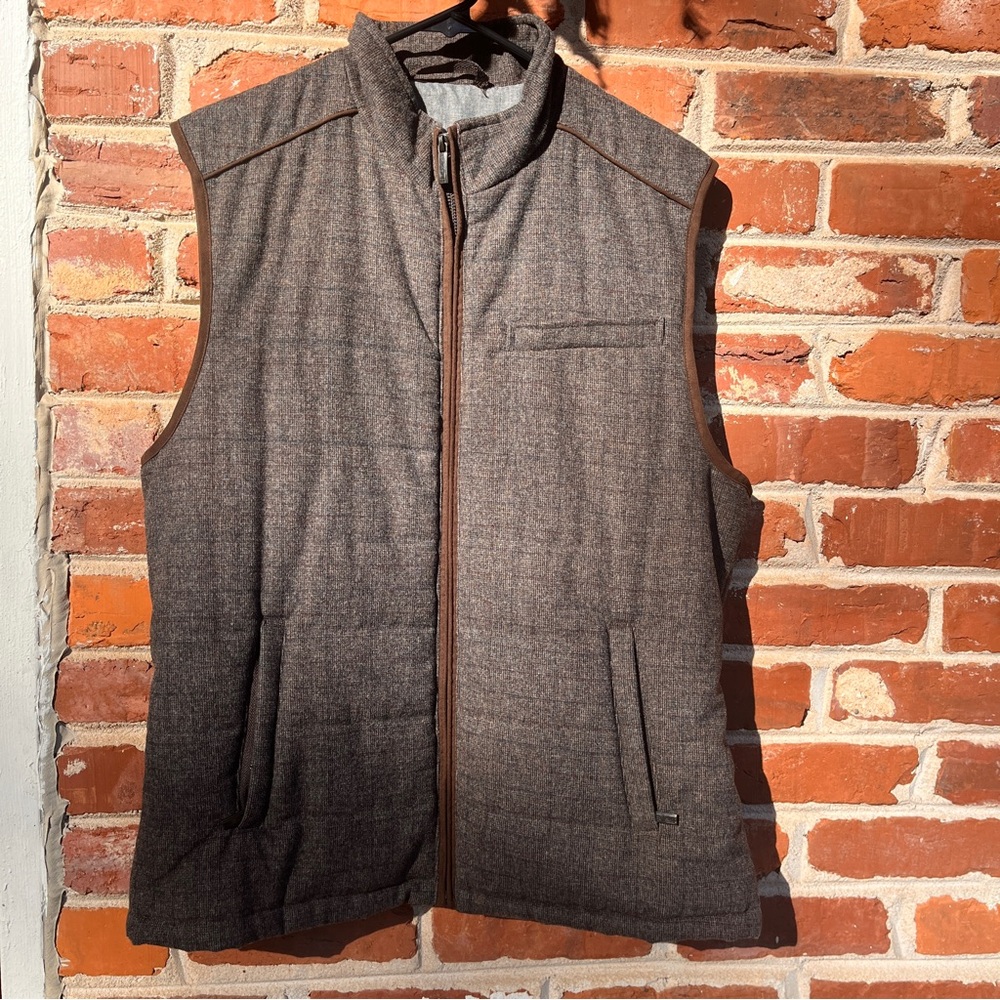 Jos. A. Bank Brown Quilted Vest
